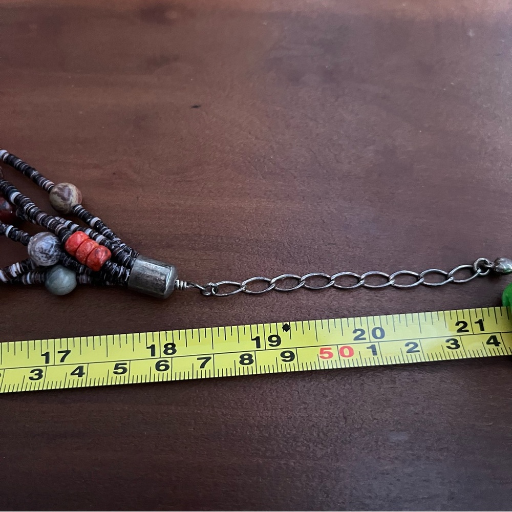 💙Vintage Sterling Silver Multi-Strand Beaded Necklace - Picture 8 of 8